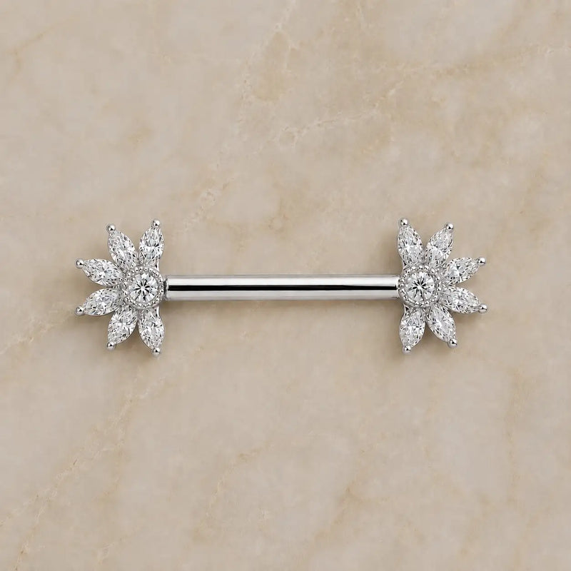 Jasmine Diamond Nipple Barbell