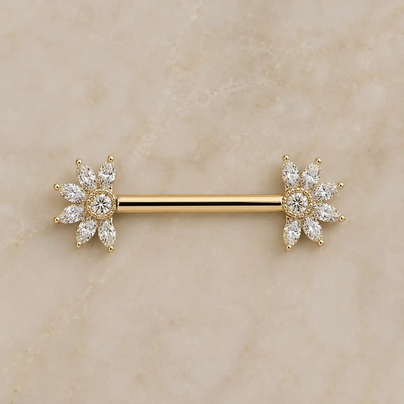 Jasmine Diamond Nipple Barbell