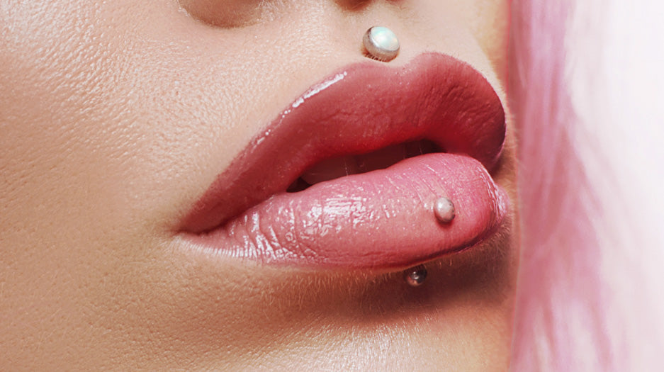 Lip Piercing Rings and Studs