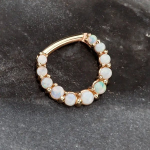 Imperial Opal 14k Gold Clicker Ring