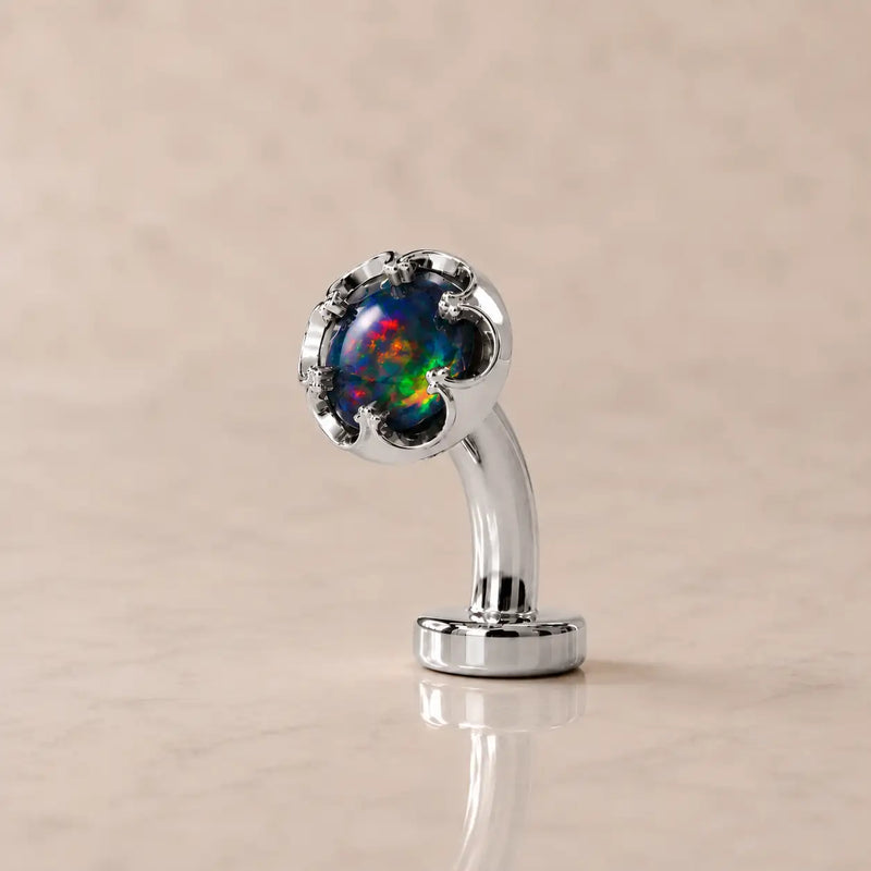 Reina Crown Floating Navel Ring