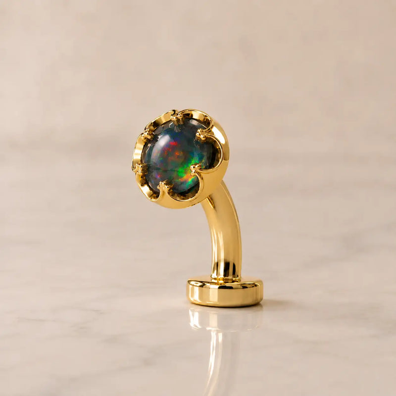 Reina Crown Floating Navel Ring