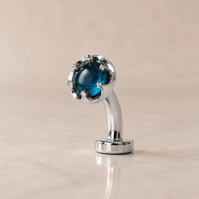 Reina Crown Floating Navel Ring