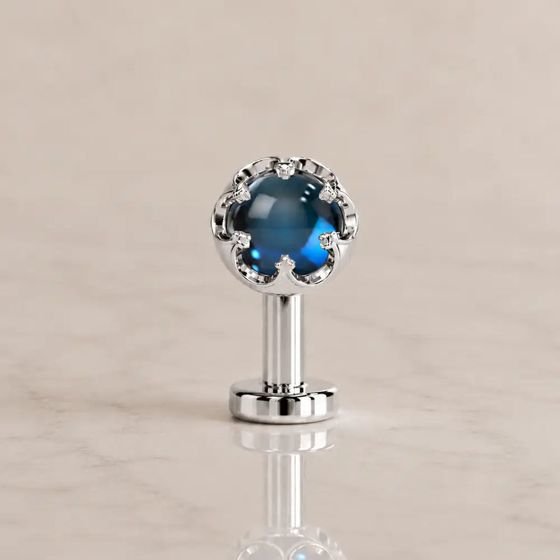 Reina Crown Floating Navel Ring