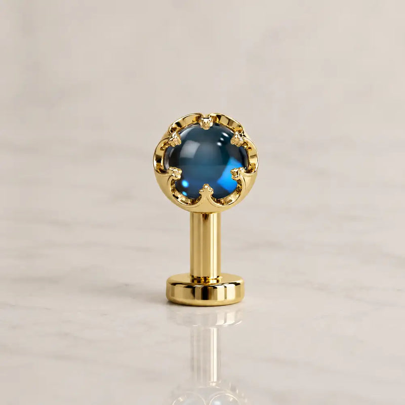 Reina Crown Floating Navel Ring