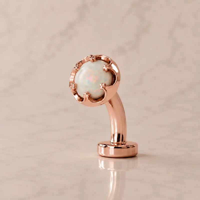 Reina Crown Floating Navel Ring