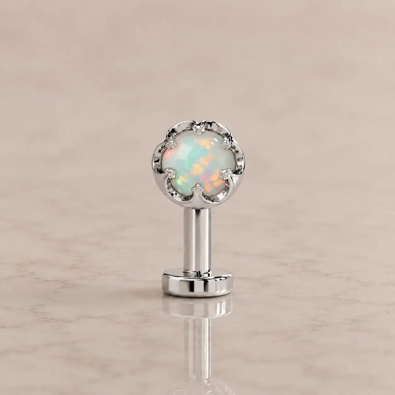 Reina Crown Floating Navel Ring