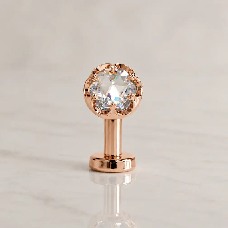 Reina Crown Floating Navel Ring
