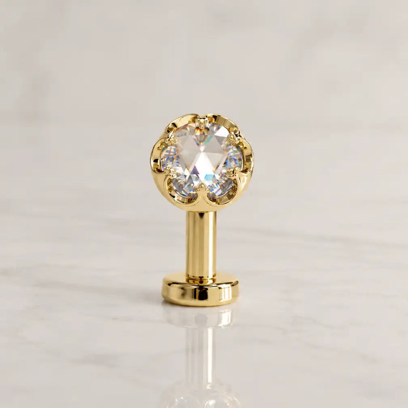 Reina Crown Floating Navel Ring