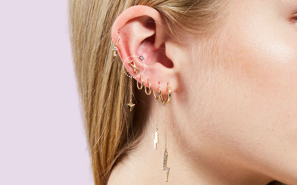 Auricle piercing jewelry