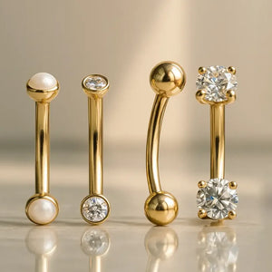 Explore Gold Curved Barbells & Bent Barbells | FreshTrends