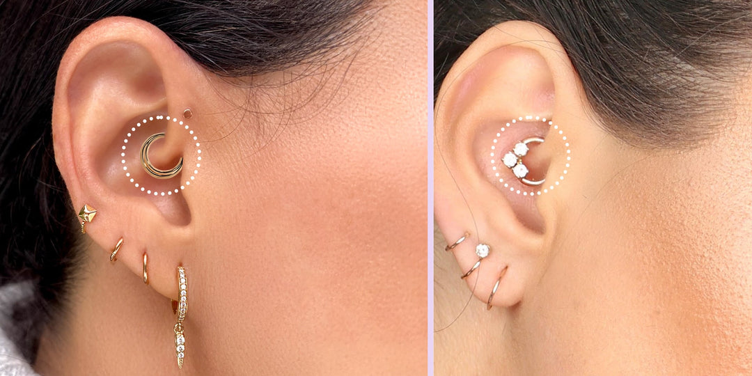 Daith piercing jewelry