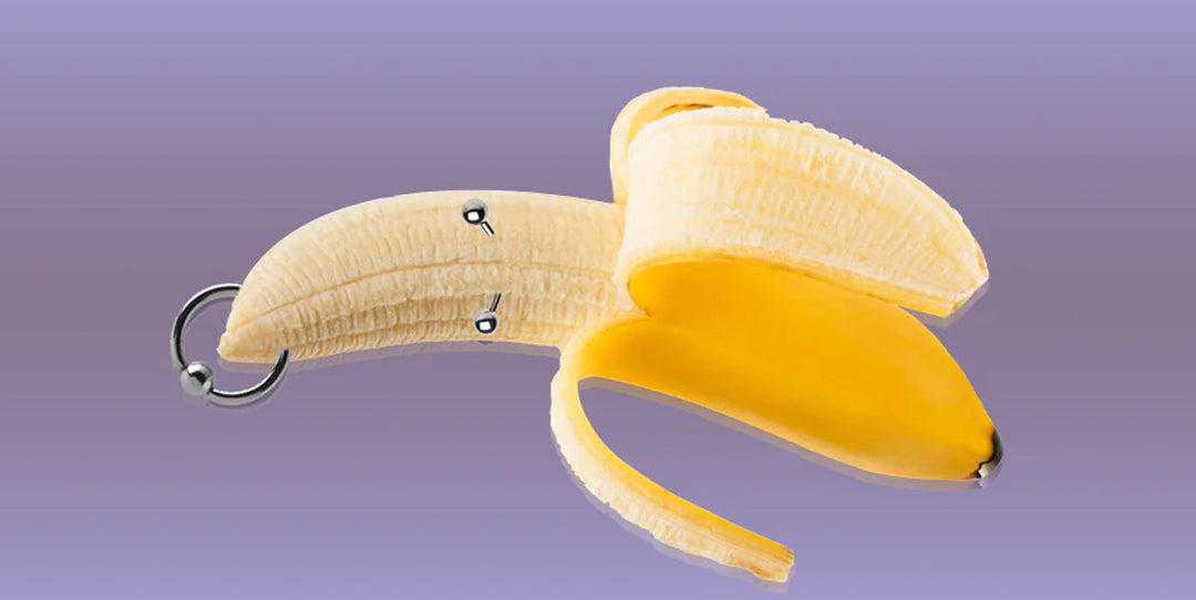 Pierced banana