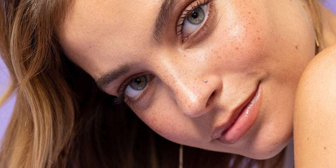 nose piercing model
