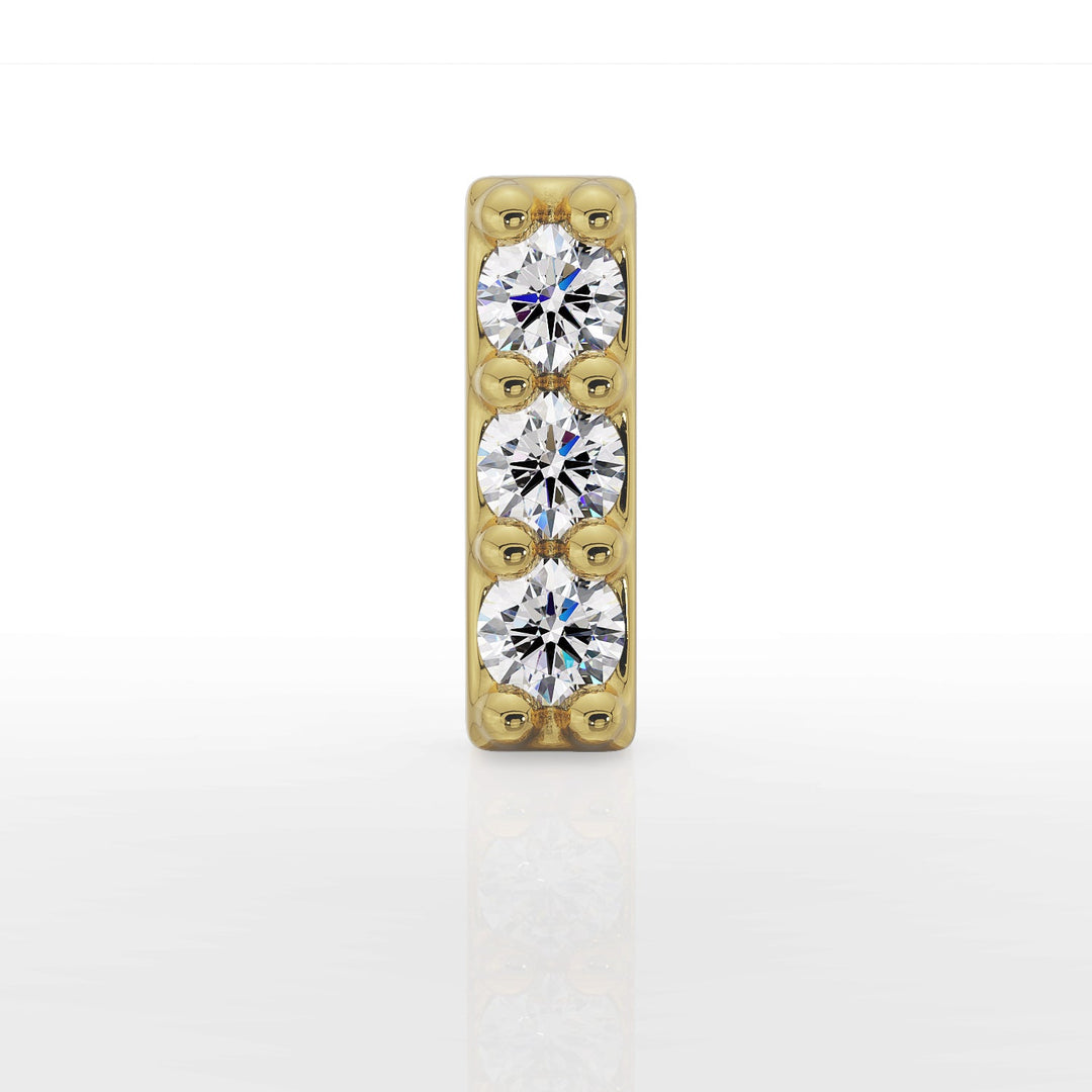 Trinity Gem Bar Push Pin End