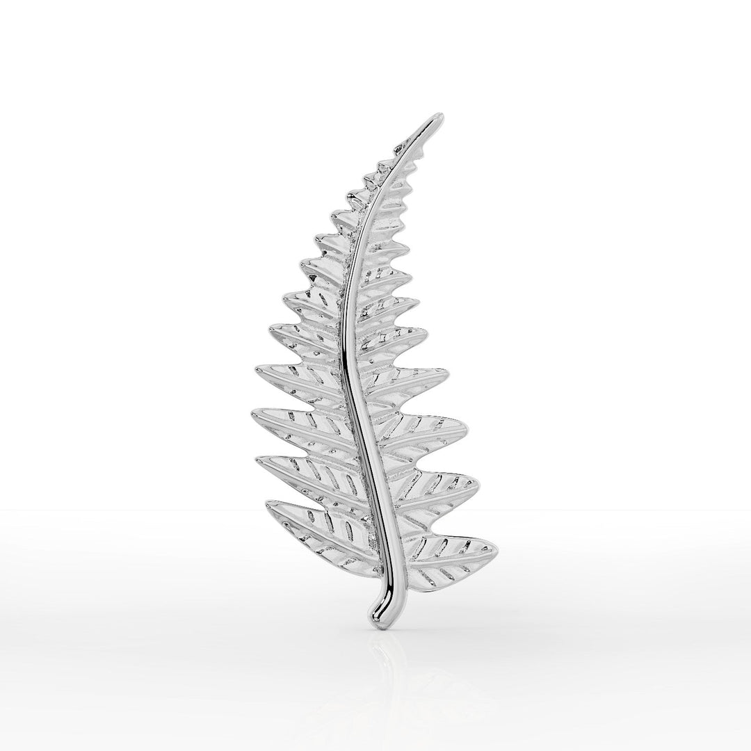 Fern Leaf Piercing Stud End