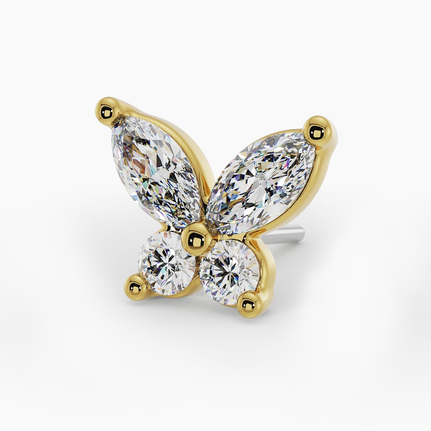 Papillon Diamond Butterfly Nose Ring