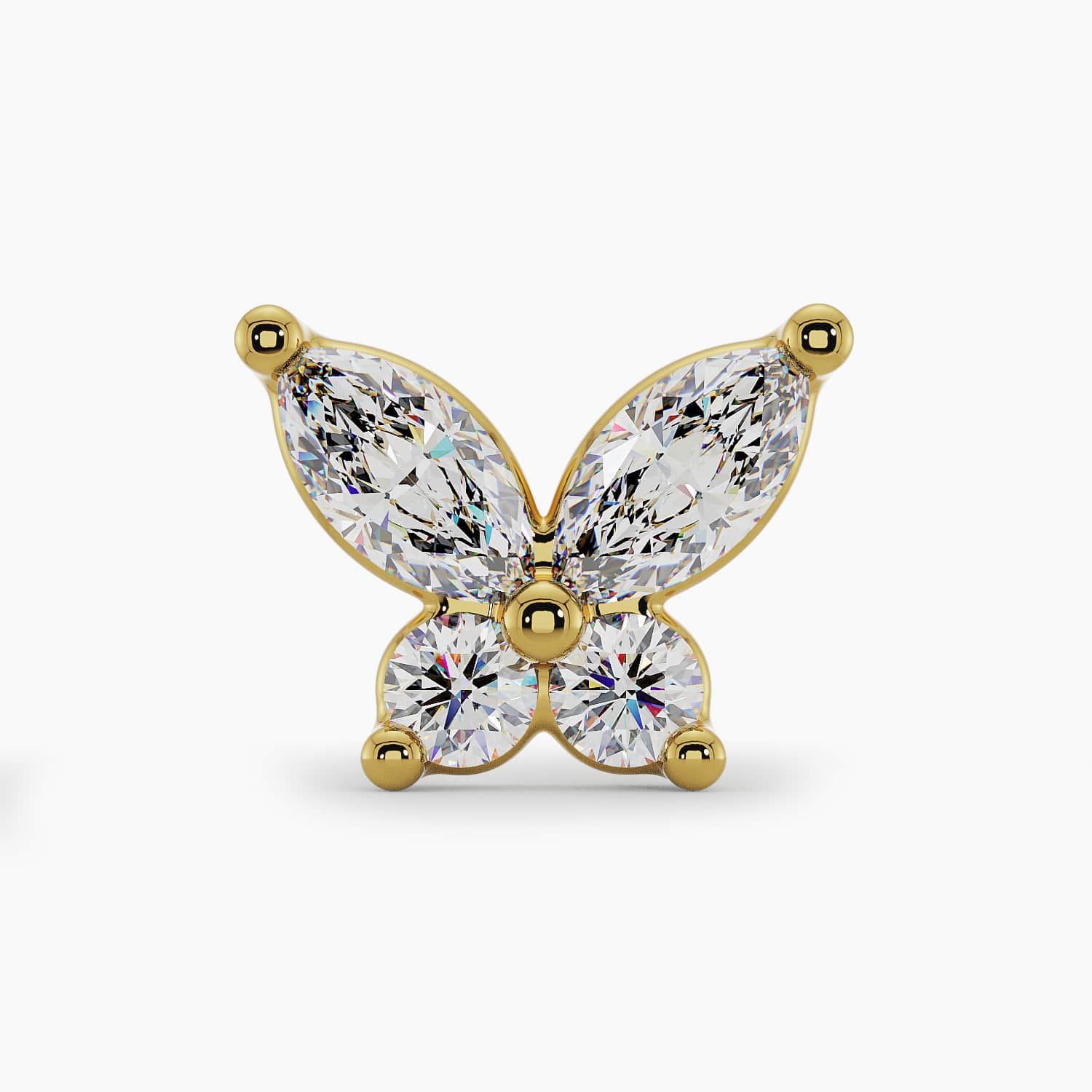 Papillon Diamond Butterfly Nose Ring