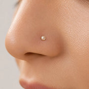 2.5mm Reina Rose Cut Diamond Flat Back Stud