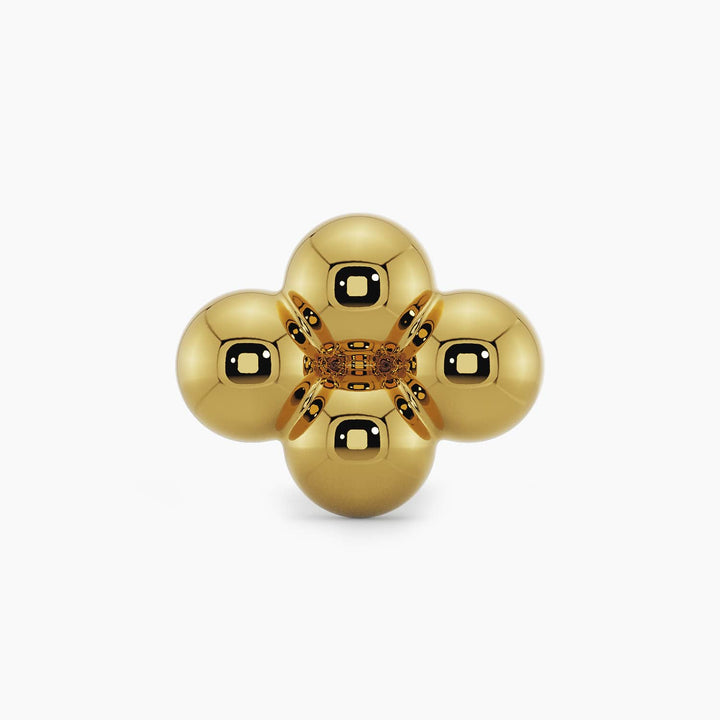 Quad Bead Cluster Push Pin End