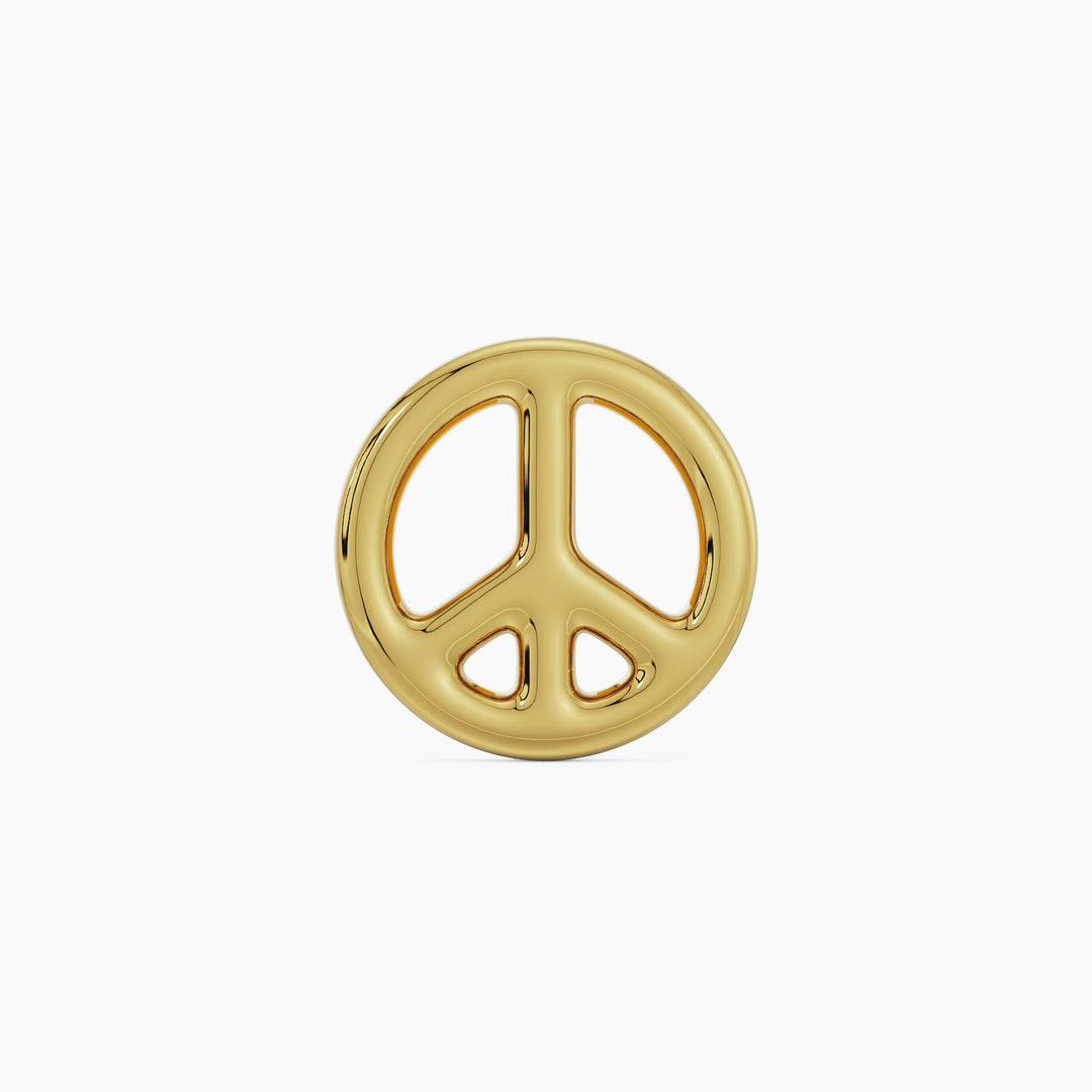 Peace Sign Piercing Stud