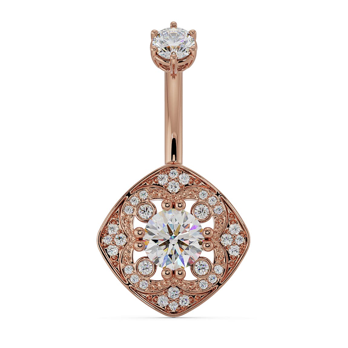 Fleur de Chance Navel Ring | 14K Gold | Fresh Trends – FreshTrends