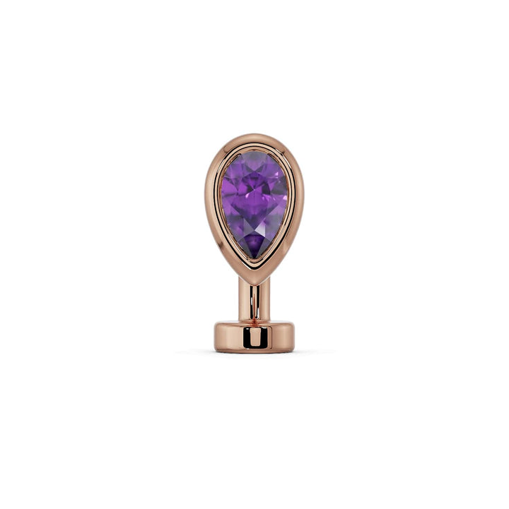 Petite Teardrop Floating Navel Ring