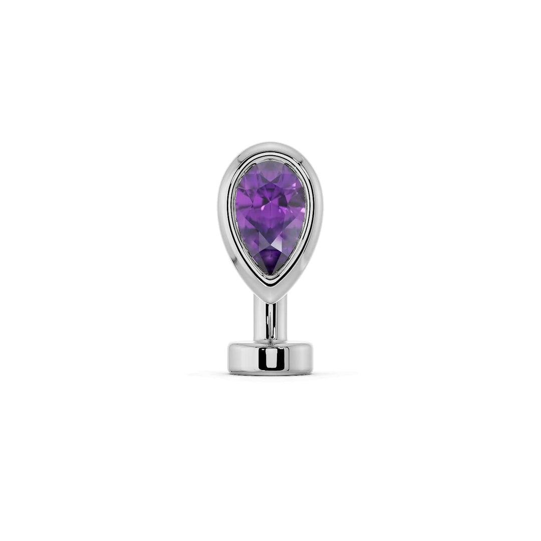 Petite Teardrop Floating Navel Ring