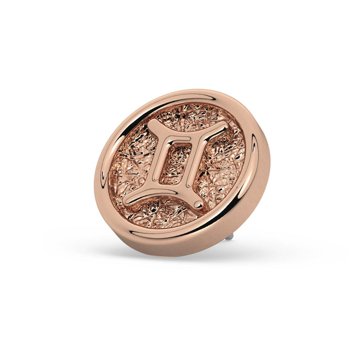 Gemini Zodiac Flat Back Stud