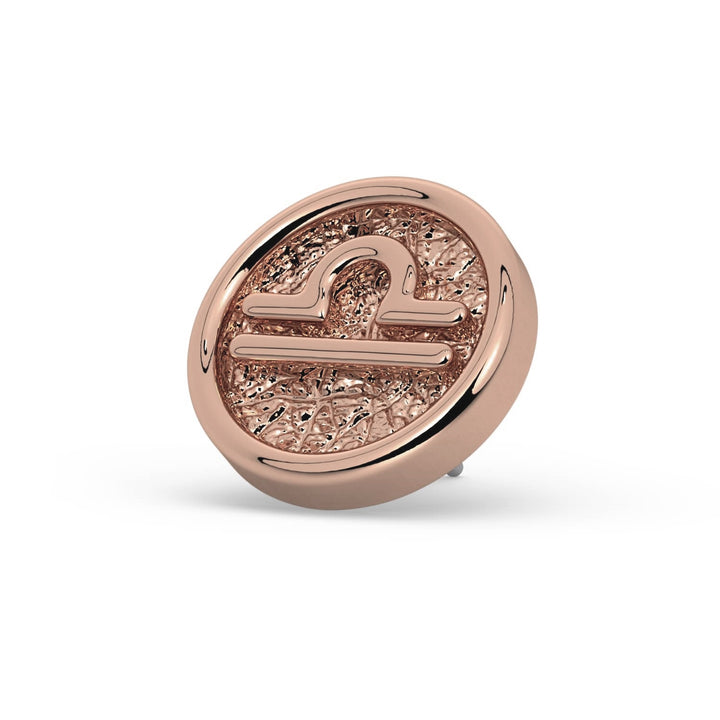 Libra Zodiac Flat Back Stud
