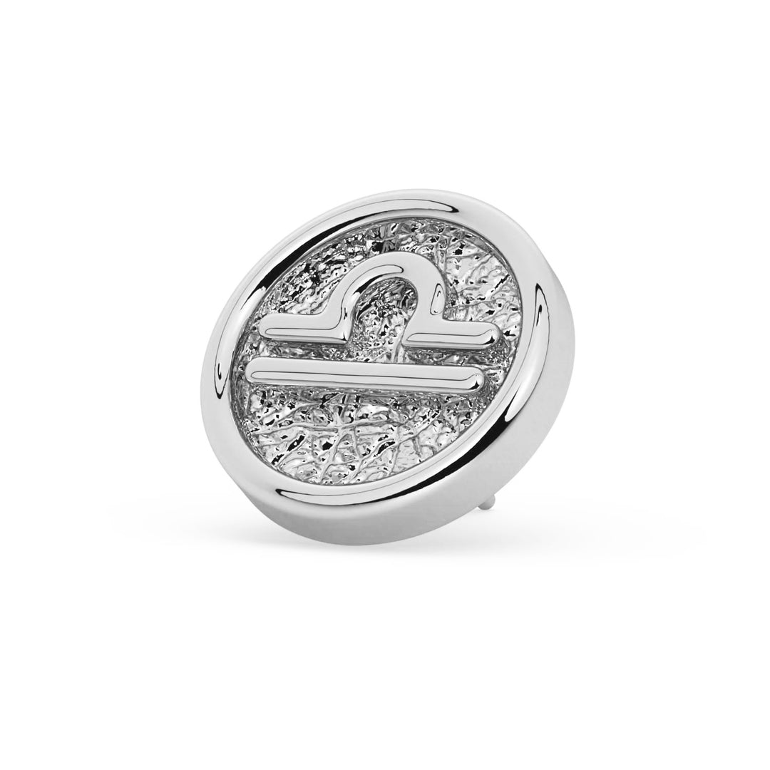 Libra Zodiac Flat Back Stud
