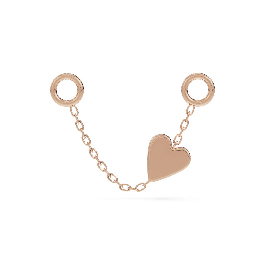 Heart Chain Piercing Connector