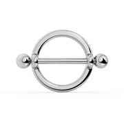 14k Gold Shield Nipple Ring