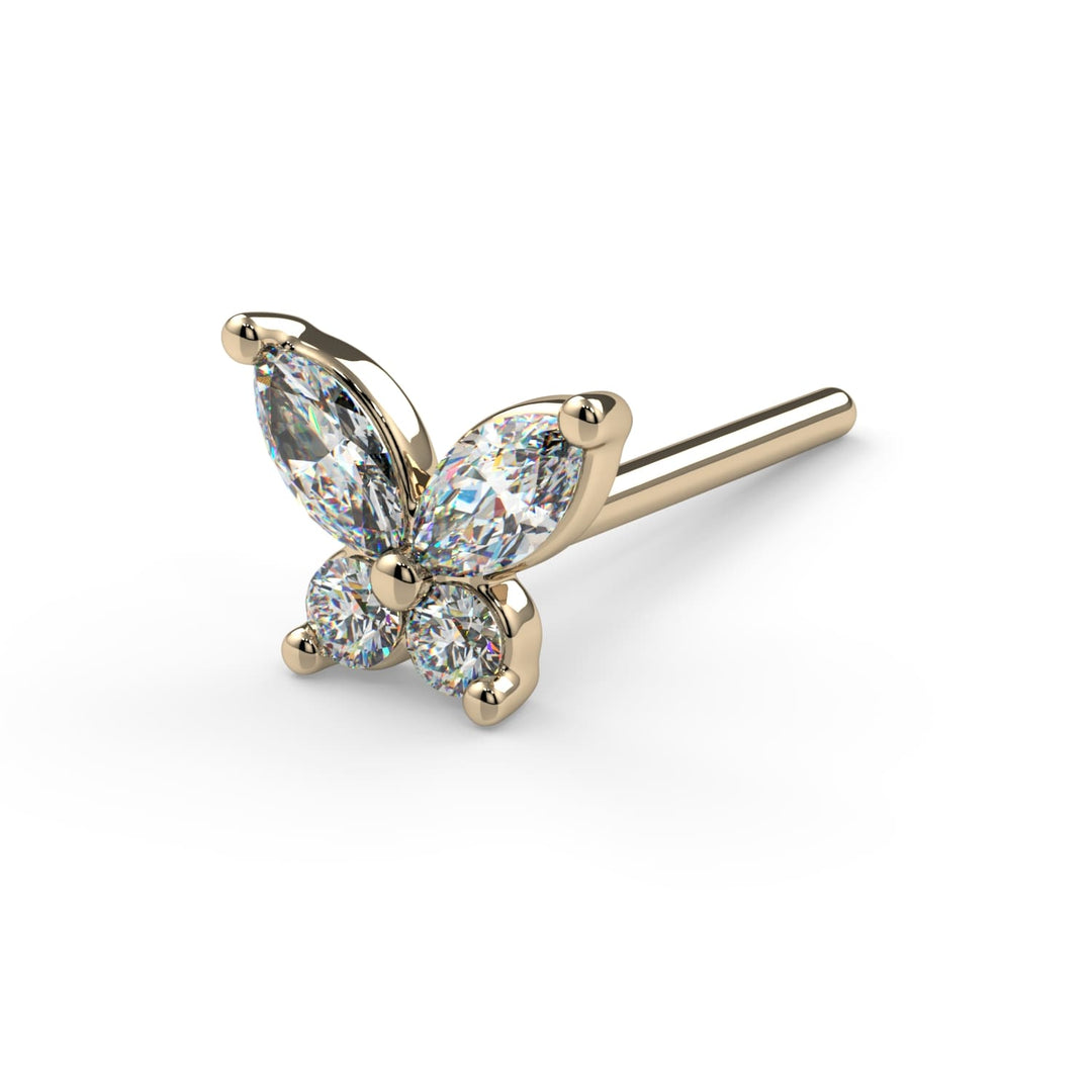 Papillon Diamond Butterfly Nose Ring