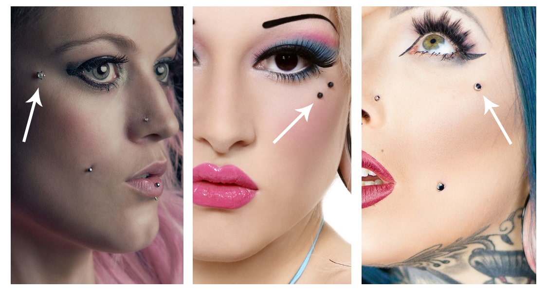 anti eyebrow piercing variations