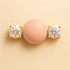14k yellow gold 2.00 CTW diamond nipple barbell shown on body, illustrating fit and scale of prong-set diamonds