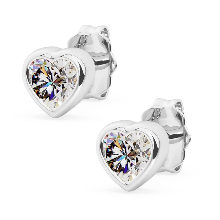 Gem Heart Earring