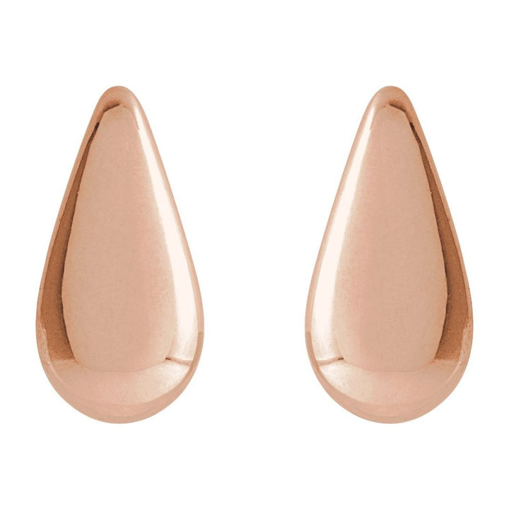 Gold Drop Stud Earrings