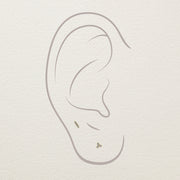 Gradient Diamonds Piercing Stud End