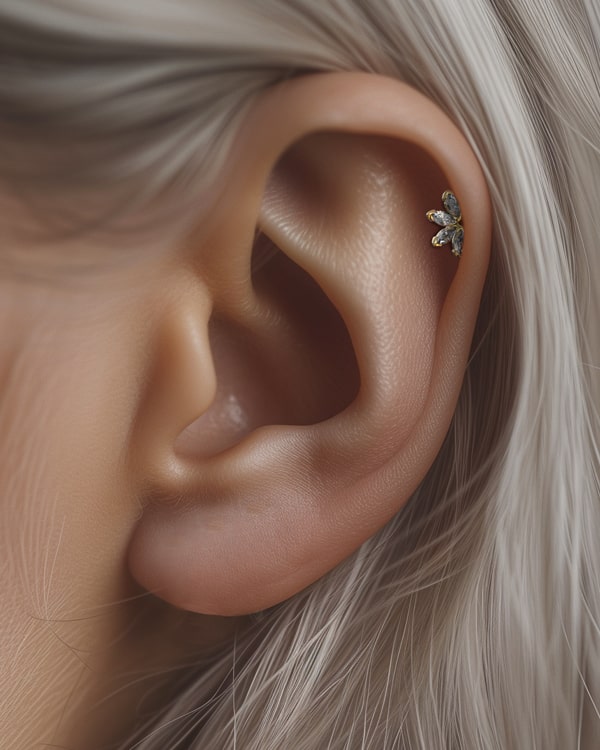 Helix piercing