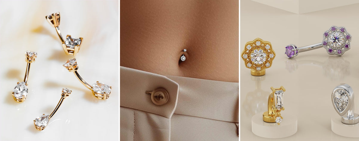 Body Gems Buy High-Quality Gold Body Piercing Jewelry | FreshTrends
