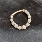 Imperial Opal 14k Gold Clicker Ring