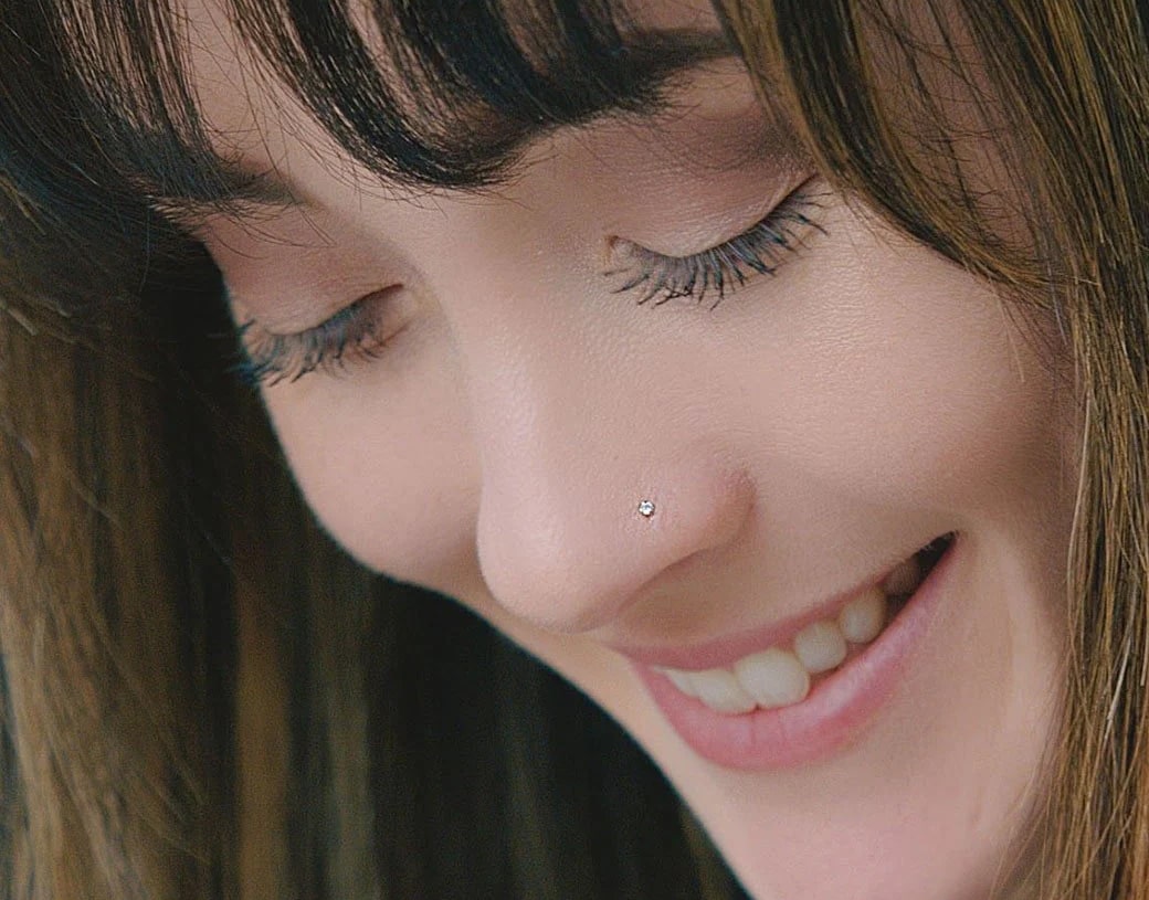 platinum nose rings piercing jewelry