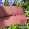 2.5mm Aqua Diamond Lumina
