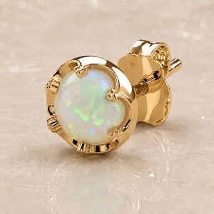 Reina Ethiopian Opal Stud Earring