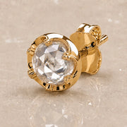 Reina Rose Cut Diamond Stud Earring