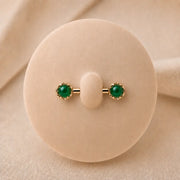 Reina Diamond or Gemstone Nipple Barbell