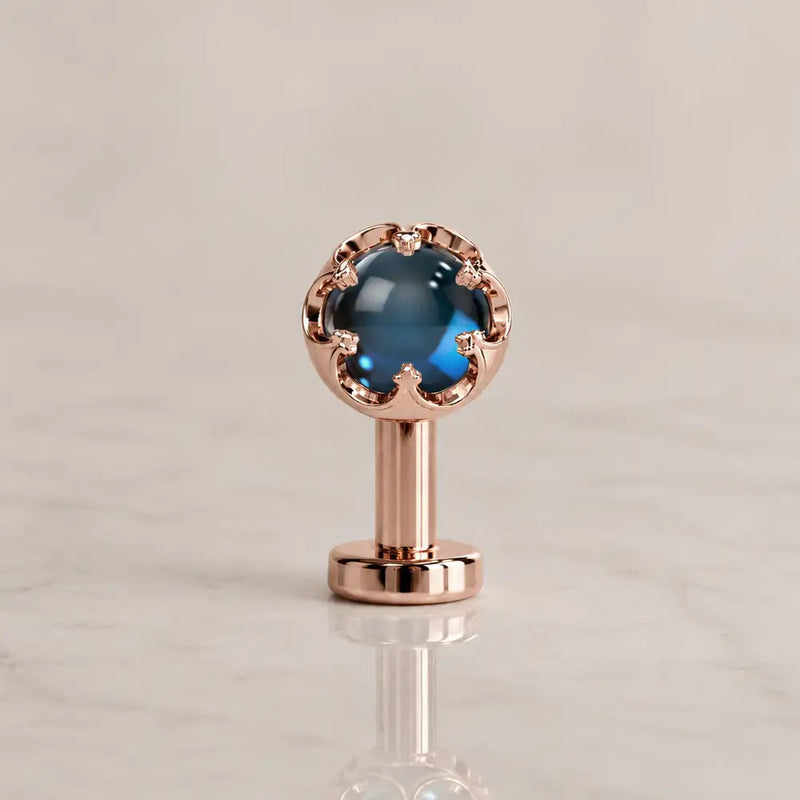 Reina Crown Floating Navel Ring