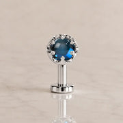 Reina Crown Floating Navel Ring