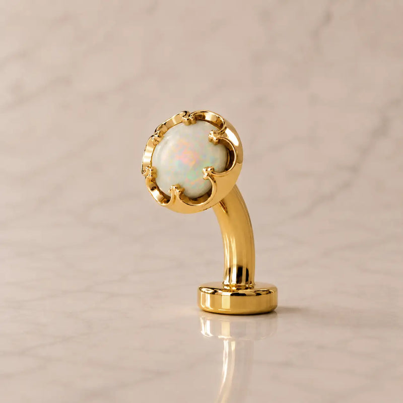 Reina Crown Floating Navel Ring